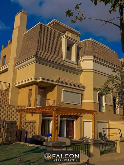 Villa (3) floors for sale at the price of an apartment in Madinet Masr for Housing and Development Compound Sarai MNHD in New Cairo