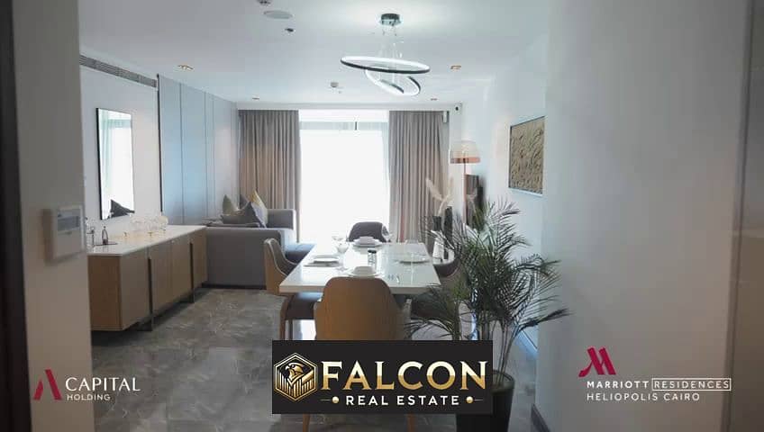 own a fully finished apartment with Acs  in the Marriott Residences, Heliopolis 0