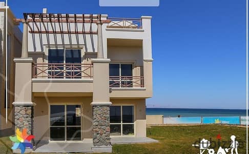 "Receive a chalet by the sea with immediate handover and a 40% cash discount.  In one of the most beautiful villages in Ain Sokhna, in the Blue Blue v