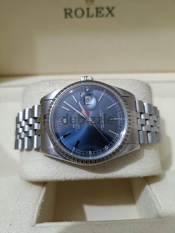 rolex date just 36mm blue dial 1