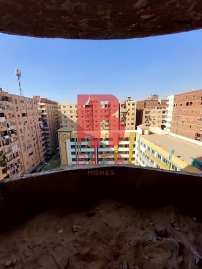 Apartment for sale, semi-finished, area 160 m, open view, University Street, Zahraa, Nasr City, Al-Ahali Buildings