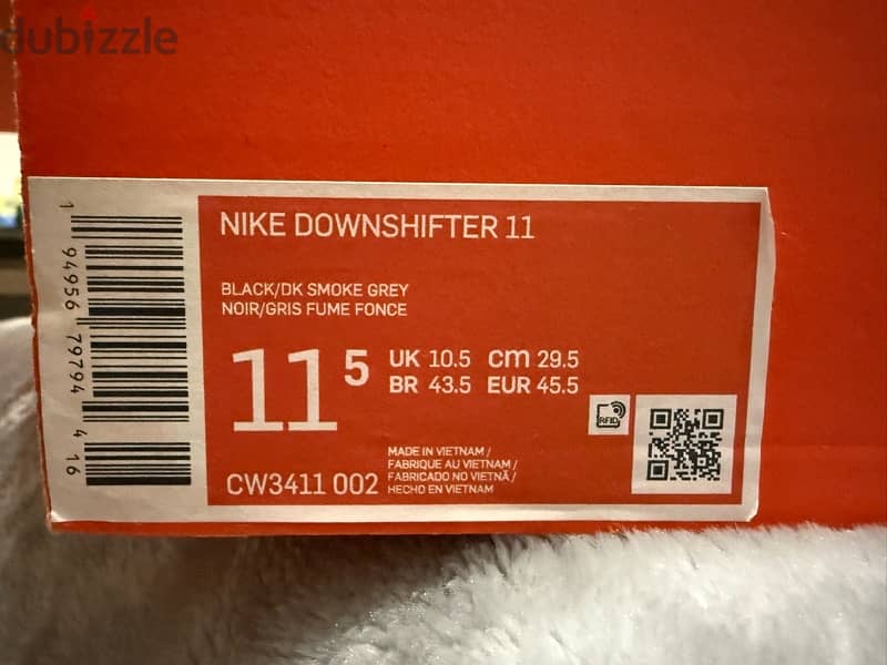 Nike Downshifter 11 Black Shoes 5