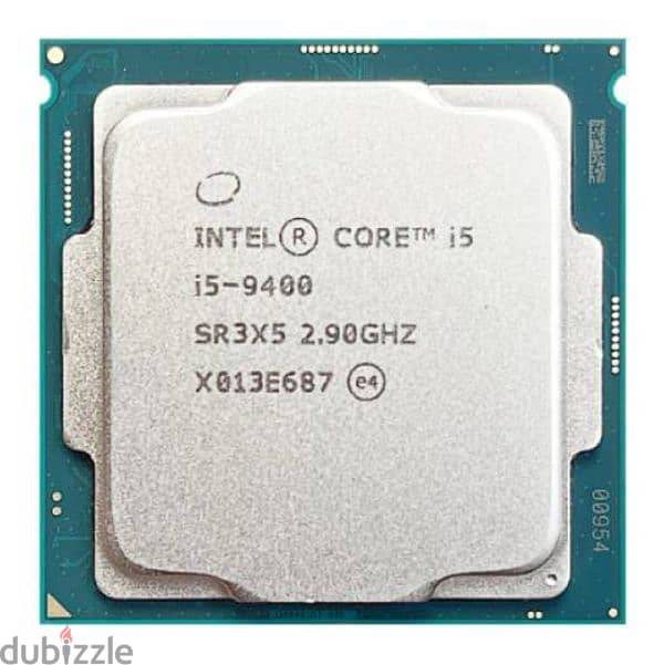 بروسيسور Core i5 9400 بكارت مدمج معاه الكولر 0