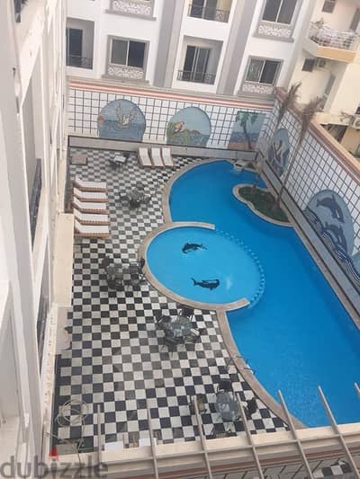 For rent 1bd s pool view , Sheraton st للإيجار غرفه وصاله ع ح السباحه