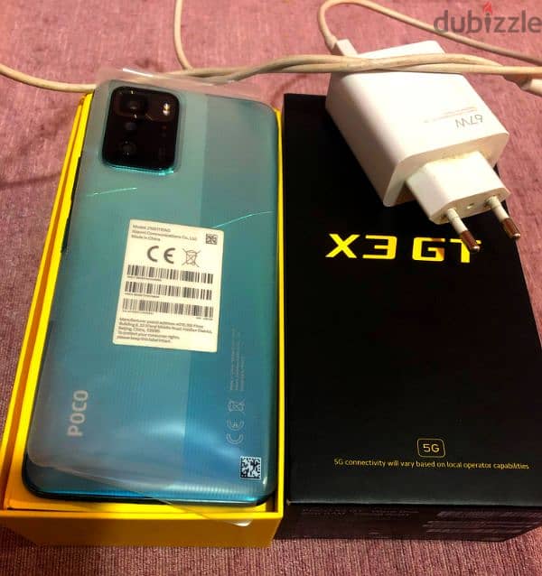 Poco X3 GT 5G  256/8+5كسررر زيرو 2