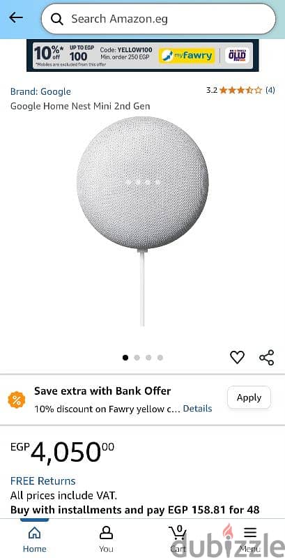 Google Home Nest Mini 2nd generation GA00781 4