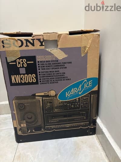 جهاز كاسيت SONY CFS-KW300S – جديد (تحفة لهواة الإلكترونيات الكلاسيكية)