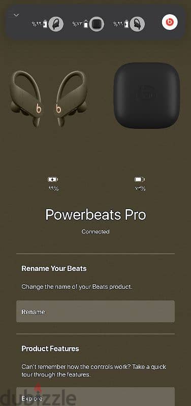 سماعة Beats Powerbeats Pro أصلية للبيع بربع سعرها جديدة حالة ممتازة 6