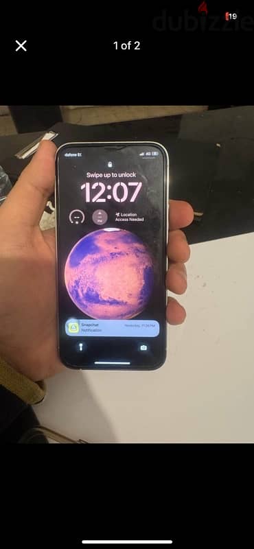 iphone 12 pro زيرو مفيش اي خدوش مساحه 128 1