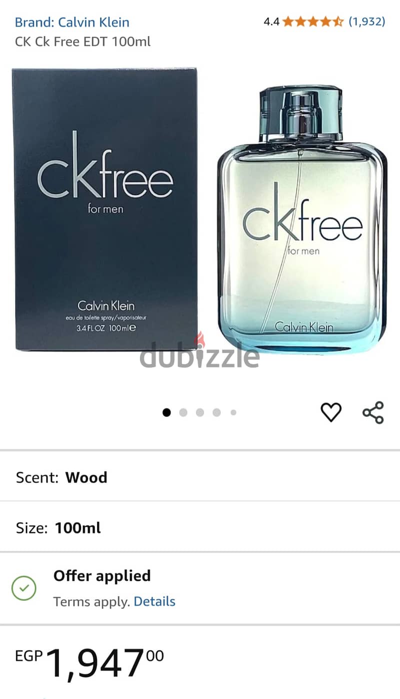 Calvin Klein – ckfree for men – 100ml 2