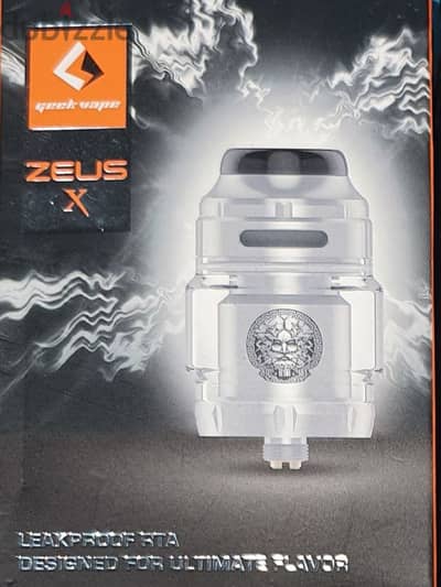 zeus x dual coil تانك زيوس اكس بحالة الزيرو بكل مشتملاتة