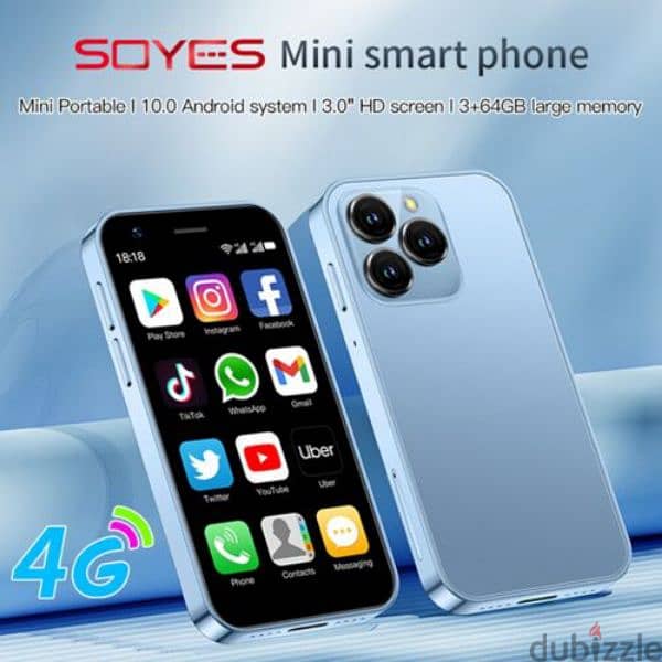 أذكى وأصغر موبايل سمارت هتشوفه في حياتك   موبايل SOYES XS-16 المميز 0