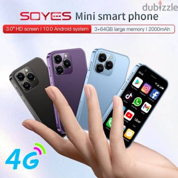 أذكى وأصغر موبايل سمارت هتشوفه في حياتك   موبايل SOYES XS-16 المميز 8