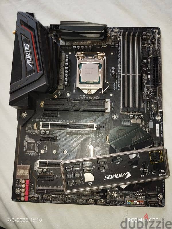 i7 8700k & Z370 auras ultra gaming wi fi 3