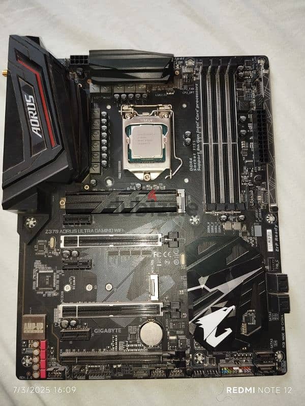 i7 8700k & Z370 auras ultra gaming wi fi 4