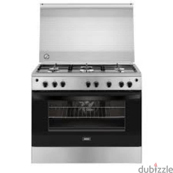 Steelplus 5-burner cooker with gas oven hob بوتاجاز زانوسي 5 شعله 1