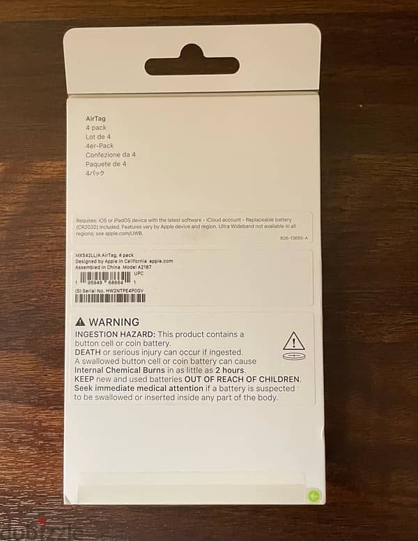 Apple Airtag 4 - SEALED 1