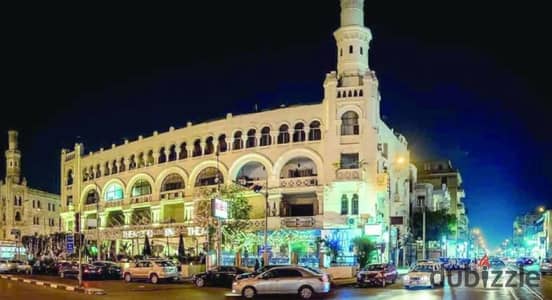 محل تجارى 56م متشطب للبيع يطل على ميدان صلاح الدين مباشرة اول شارع كليوباترا