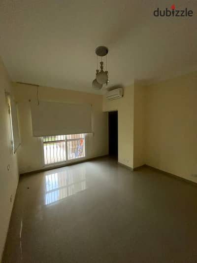 Ground apartment 150m semi furnished rent katameya plaza