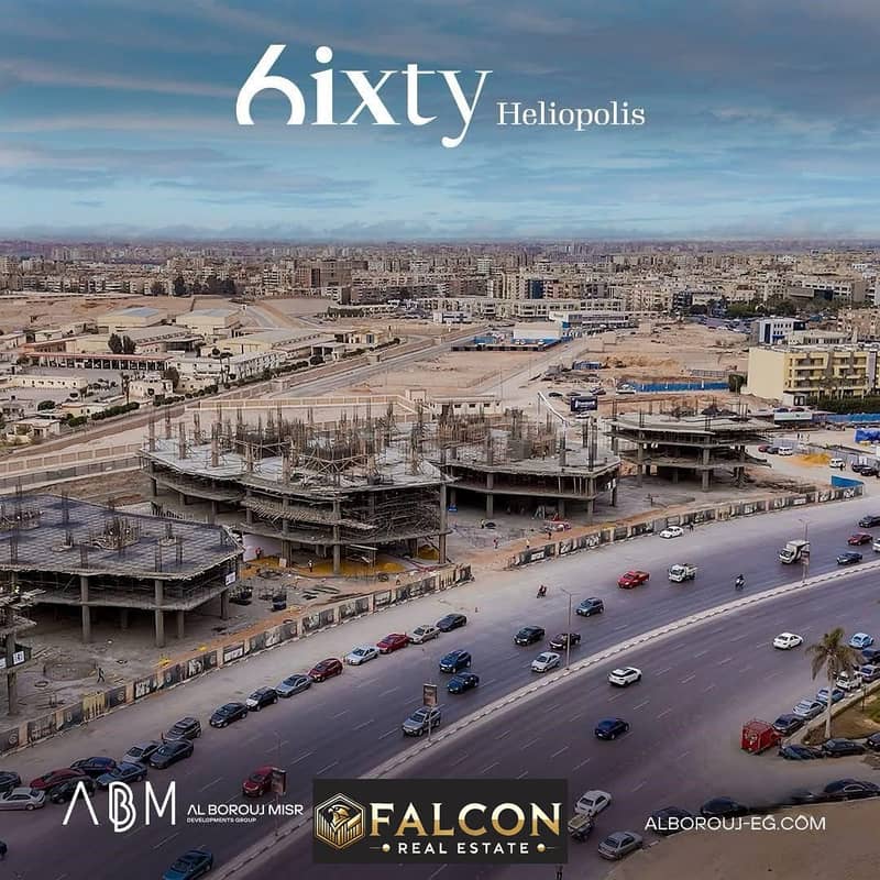 مكتب اداري للبيع ( 83م ) علي طريق النصر مصر الجديده واجها مميزه 6ixty Heliopolis Sheraton 0