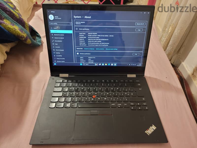 Lenovo thinkpad yoga x1 (i7) الجيل السابع. 5