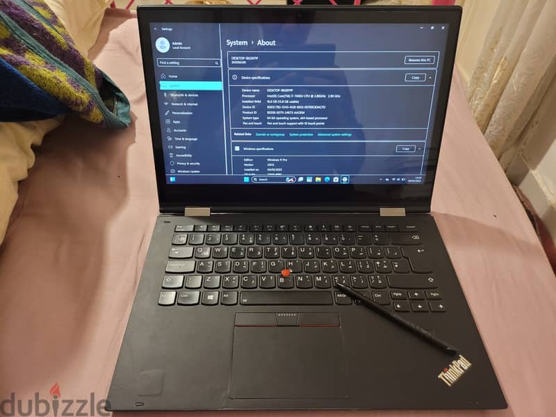 Lenovo thinkpad yoga x1 (i7) الجيل السابع. 6