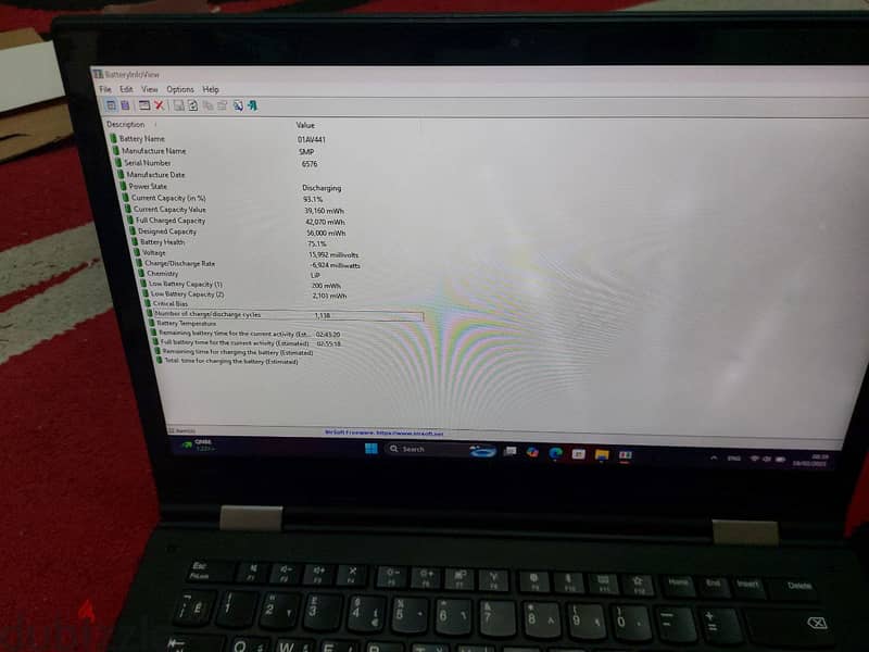 Lenovo thinkpad yoga x1 (i7) الجيل السابع. 8