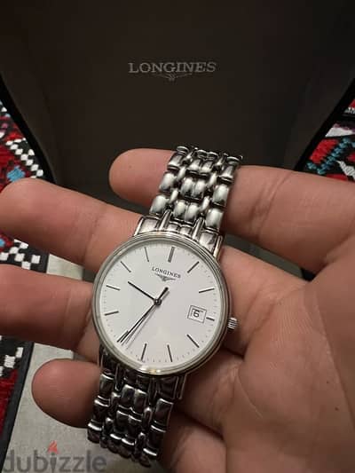 LONGINES PRESENCE Men's Watch Original with box Item No. L4.790. 4.12. 6