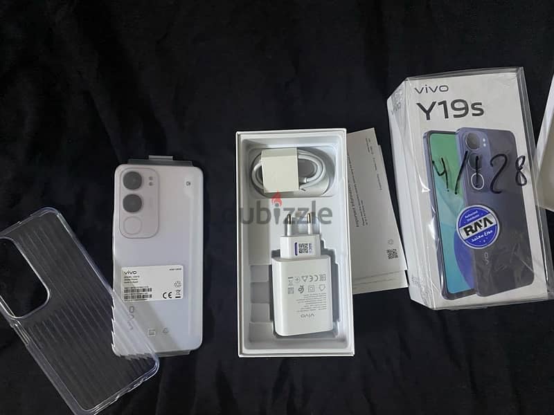 موبايل vivo y19s جديد لم يستخدم ب الكرتونه 0