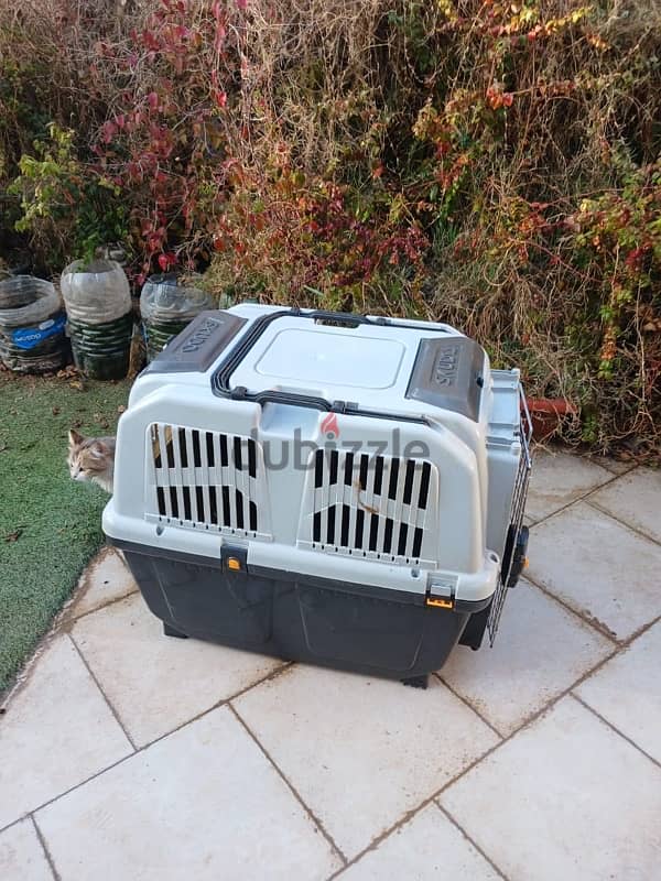 Heavy-Duty Aviation Dog Carrier - XL صندوق كلاب للسفر والتنقل 1