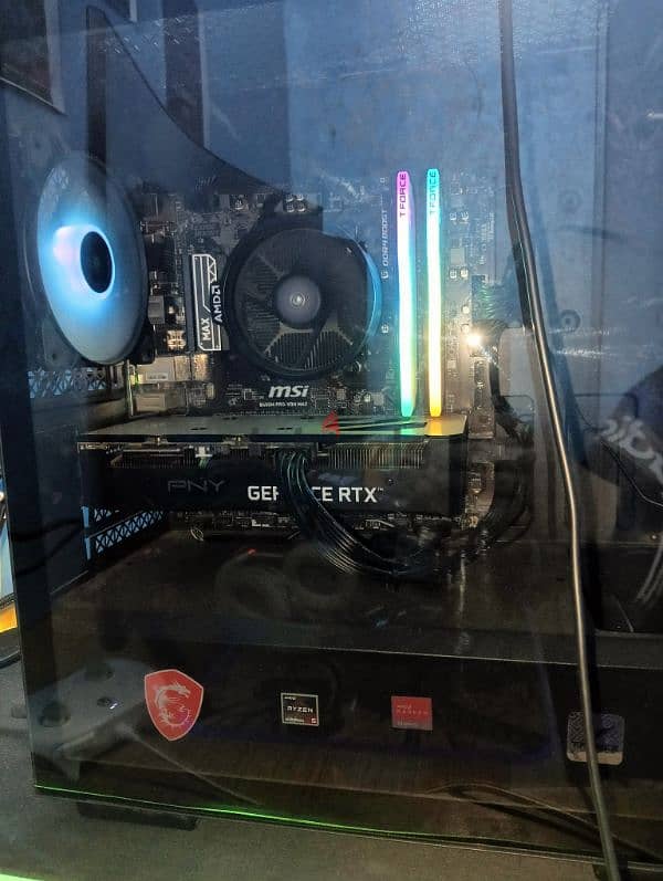 Ryzen 4600g - MSI B450M PRO-VDH AM4 AMD MAX باندل استعمال سنة 3