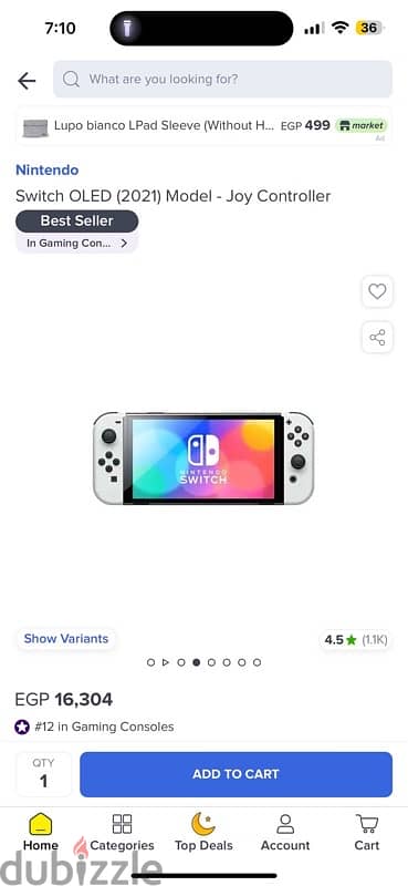 nintendo switch oled 7 inch 64gb 4