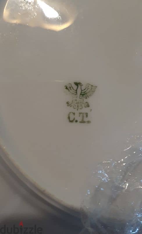 Vintage Carl Tielsch set of plates and bowls ( CT) 1