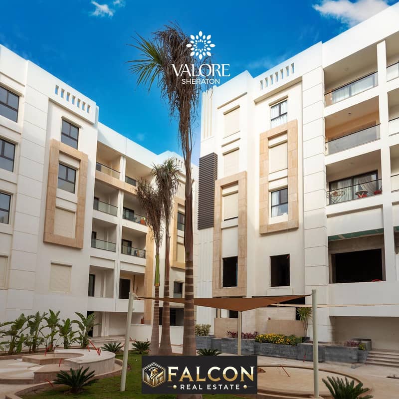 Apartment for sale with VIP hotel services, super deluxe finishing, in Al-Jar Al-Falori, next to Cairo International Airport 0