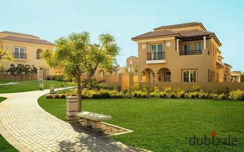 townhouse villa for sale prime location in 6th settlement with stunning park view infront of hyde park new cairo