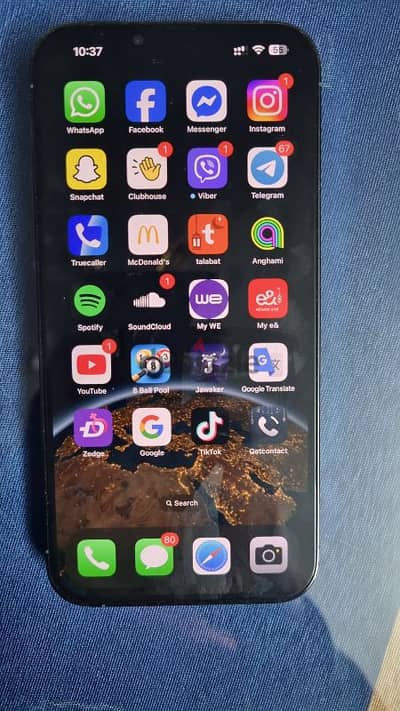 iphone 13 pro max 256 بالعلبه بحاله ممتازه