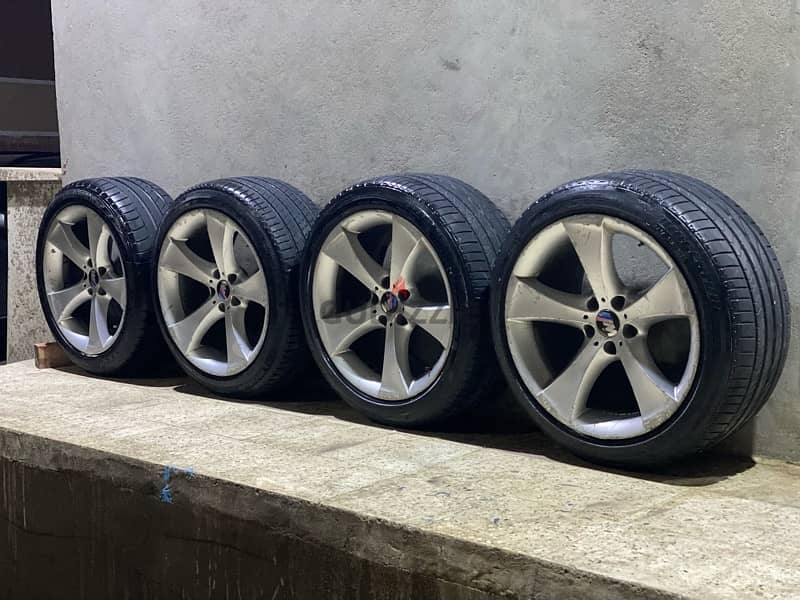 BMW X6 Rims with Tires 1