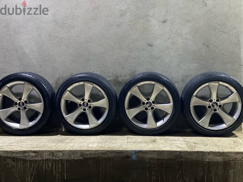 BMW X6 Rims with Tires 4