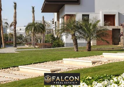 Prime location townhouse in the Fifth Settlement for sale in installments near New Rehab City and near Hyde Park and Palm Hills