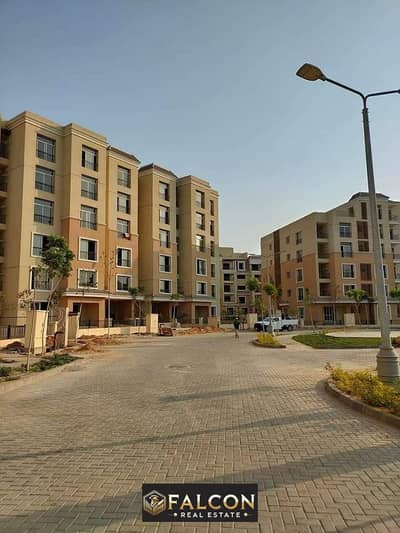 Apartment for sale, largest area (208 square meters) in Sarai Compound, Mostakbal City entrance, next to the American University