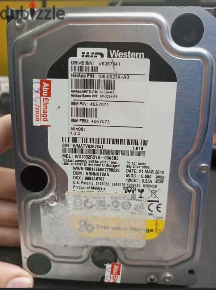 هارد ديسك Western Digital 1TB  | ويسترن ديجيتال 0