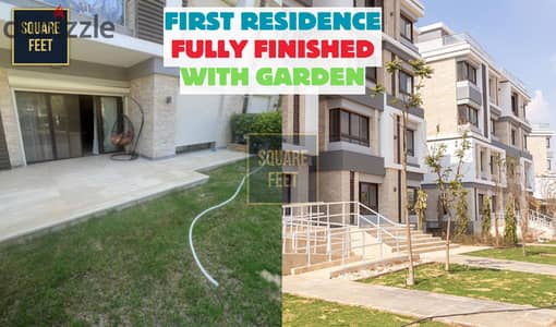 High End Fully finished ground apartment with garden at One 16 Beverly Hills Sodic Shiekh Zayed - First Residence ready to move