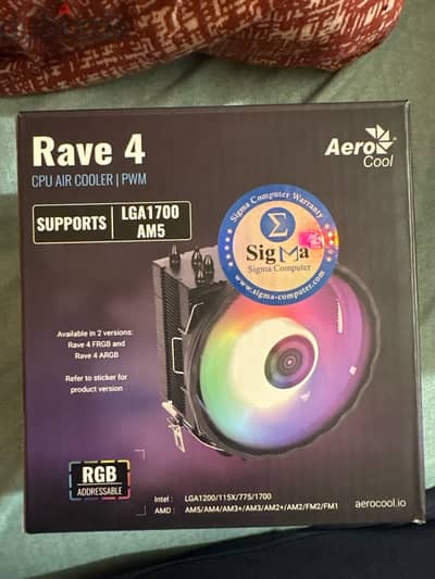 cooler aerocool rave 4 argb