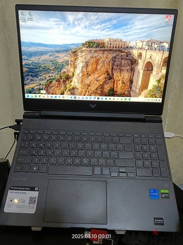 HP Victus 15.6 i5 12450H GTX 1650 SSD 512 RAM 16G (Cam does not work) 0