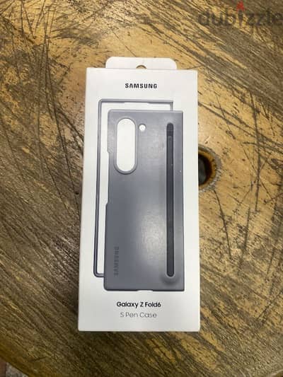 Cover Galaxy Z Fold 6 With Pen Gray كالجديد