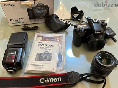 canon 70d with accessories