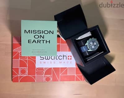 Omega x Swatch Moonswatch mission on Earth