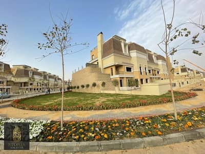 A villa for sale in Saray Compound New Cairo  with no down payment and installment plan over 12 years