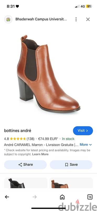 ankle boot from Italy 37 Andre 4