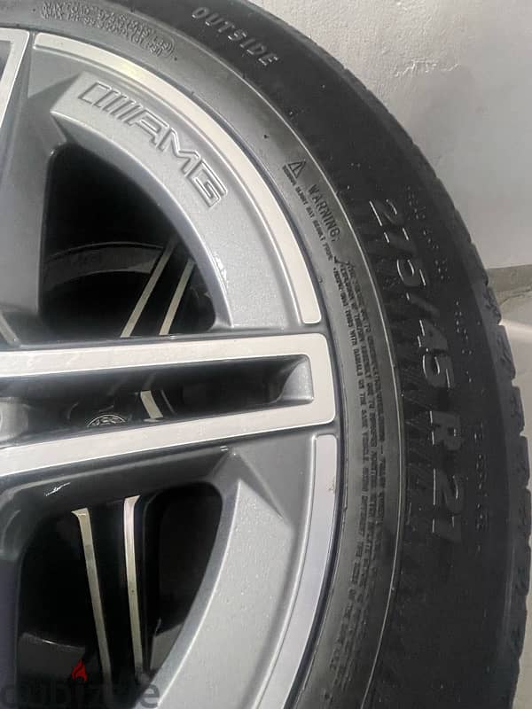 كاوتش مشلان و جنوط  Mercedes Michelin tyres and rims 2